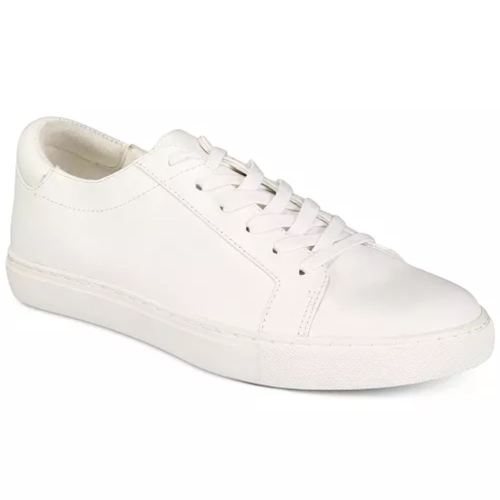 Kenneth Cole New York Chic White Casual Sneakers, Size 8.5